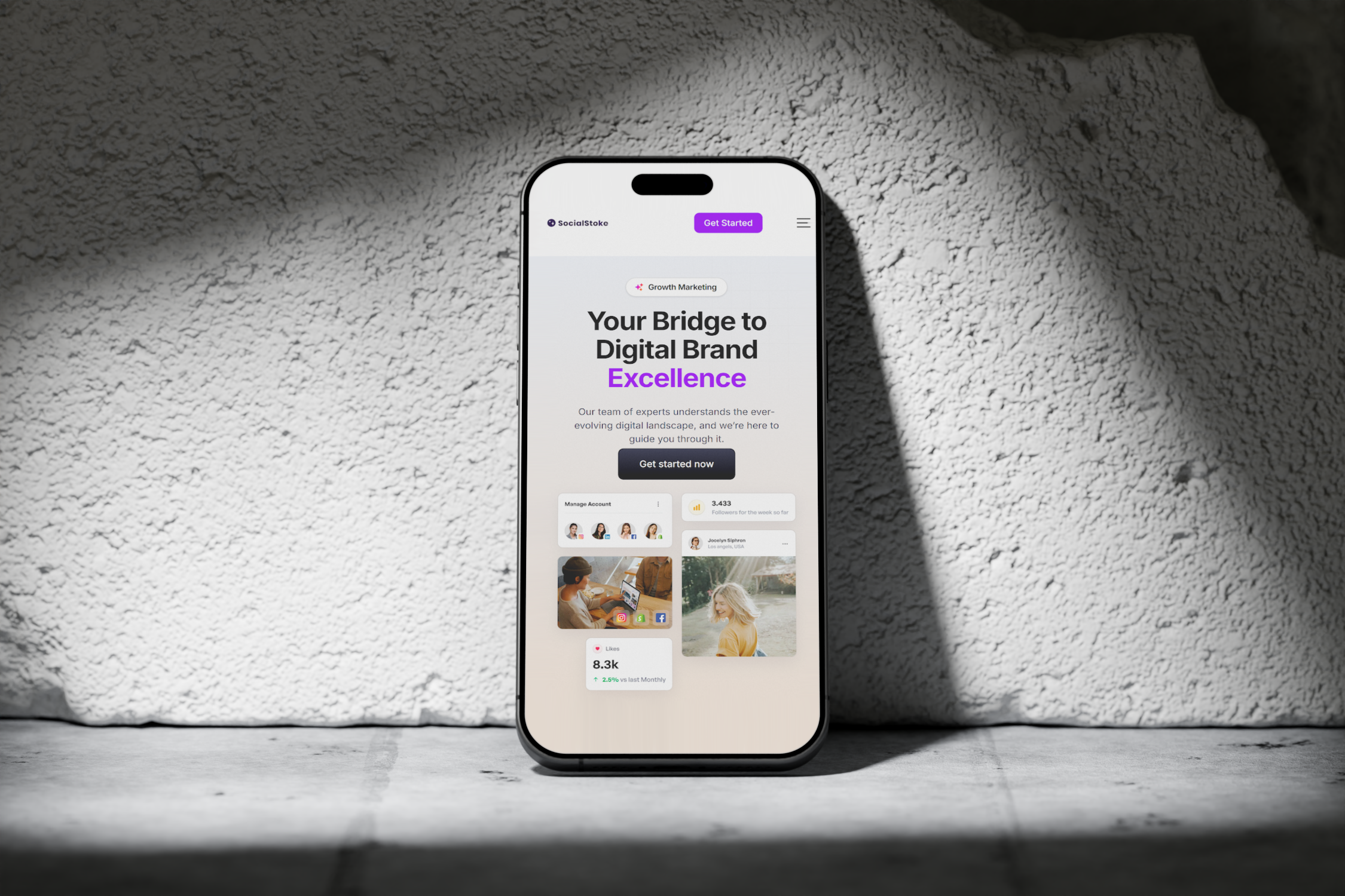 Mobile case study preview